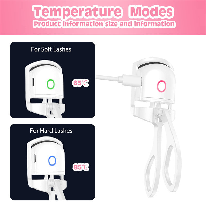 Rechargeable Heated Lash Curler – Salon Lashes in 10 Seconds